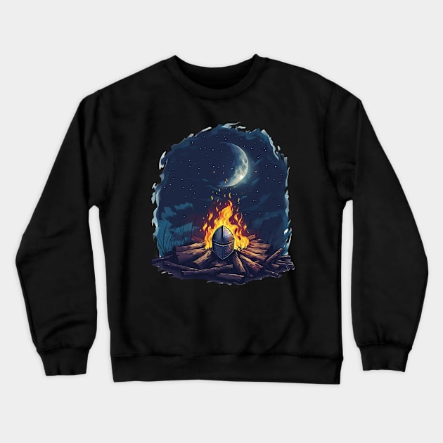 Dark Souls Youthful Years Crewneck Sweatshirt by Skeleton. listening to music